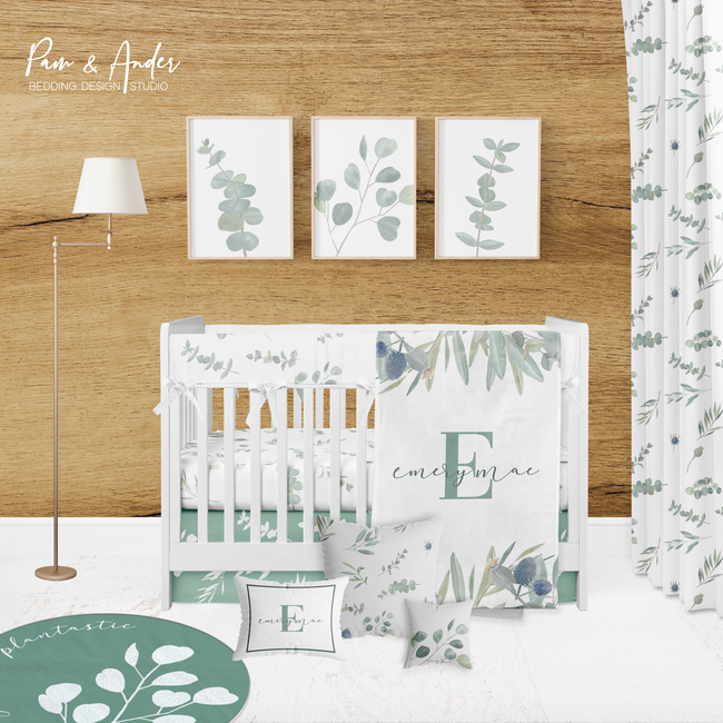 Greenery Crib Bedding Set Hover Image