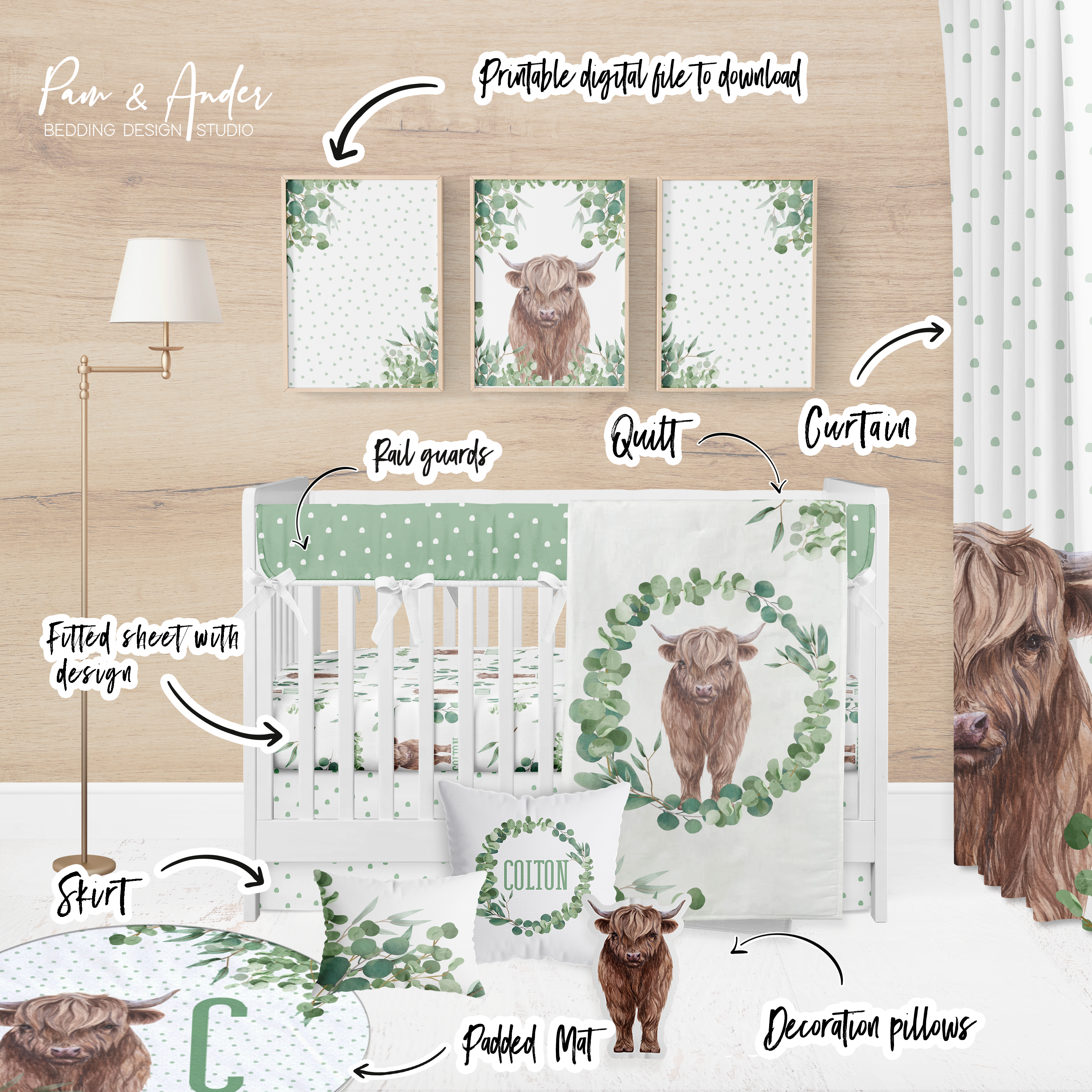 Highland Cow Boy Build your Bundle