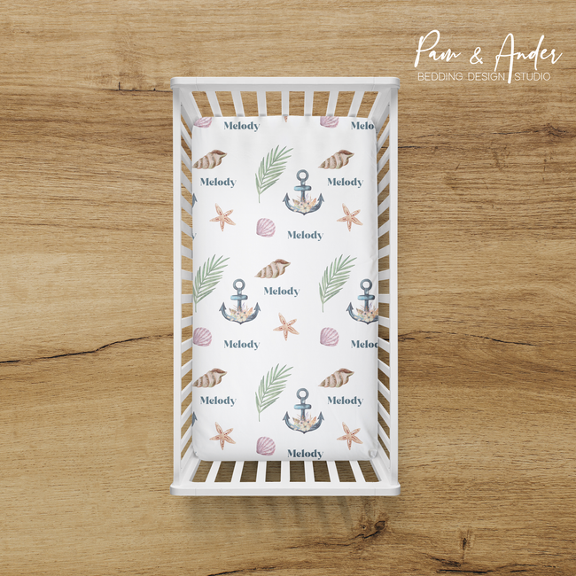 Nautical Girl Fitted sheet Main Image