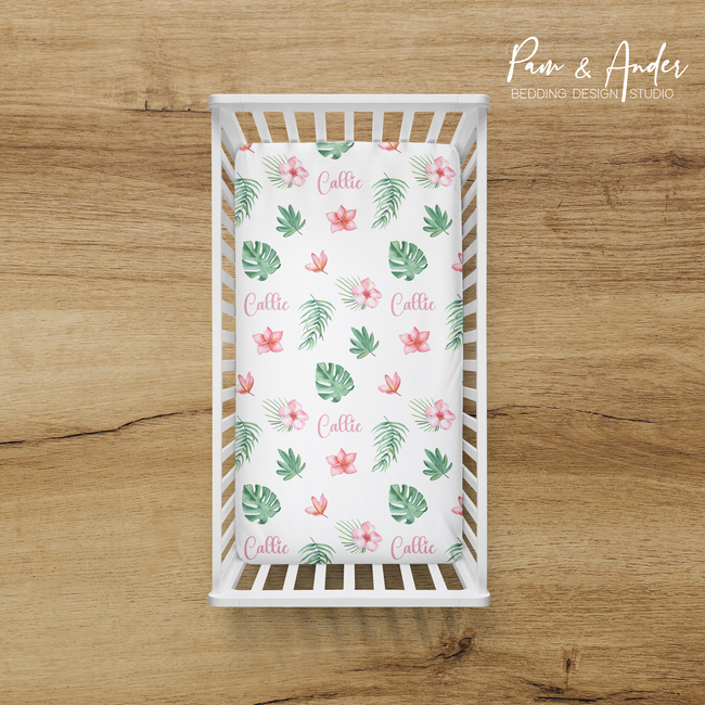 Flamingo Girl Fitted sheet Main Image