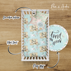 Travel Girl Crib Bedding Set
