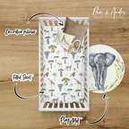 Safari Crib bedding set