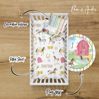 Horse Boy Crib bedding set