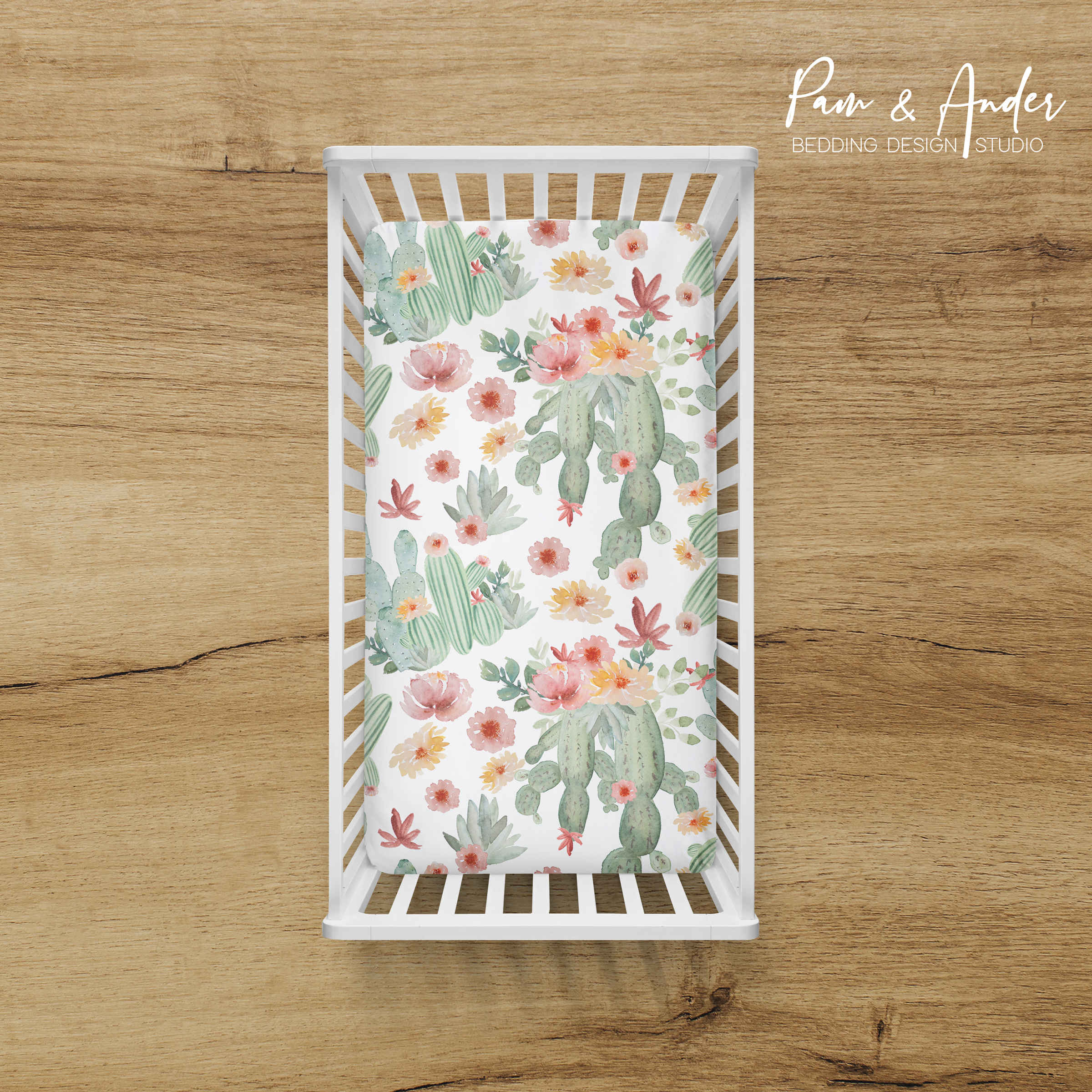 Cactus Girl Fitted sheet