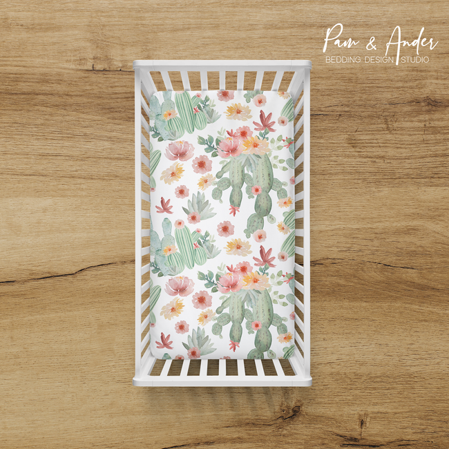 Cactus Girl Fitted sheet Main Image