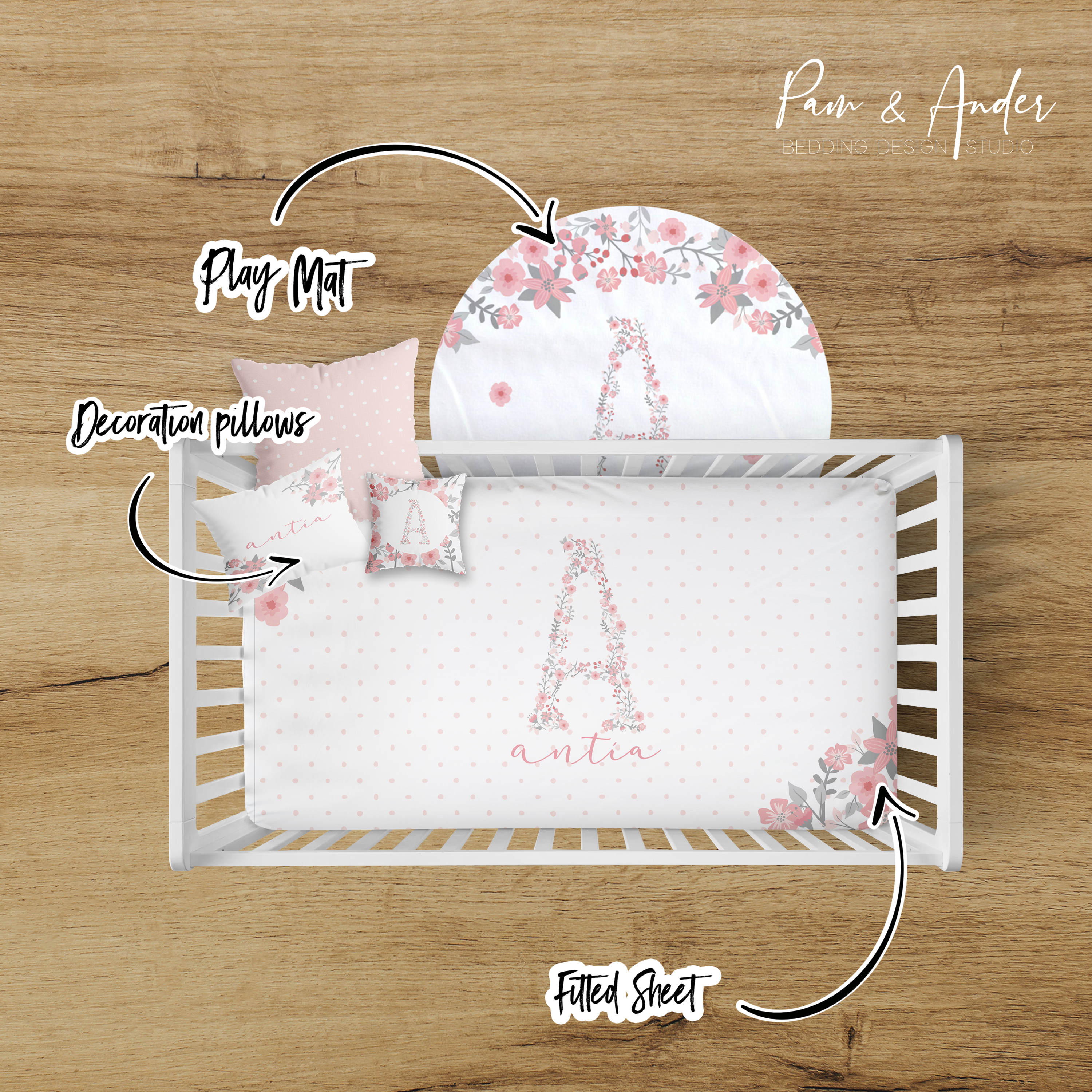 Floral Initial Build your Bundle