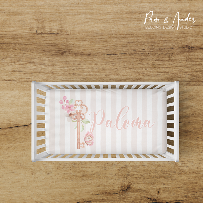 Vintage Butterfly Fitted sheet Hover Image