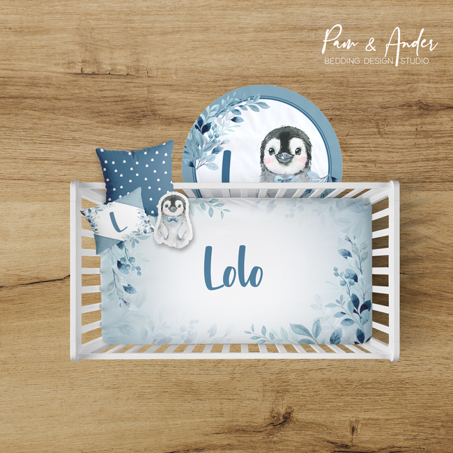 Penguin Boy Fitted sheet Main Image