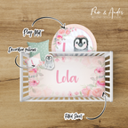 Penguin Girl Crib bedding set