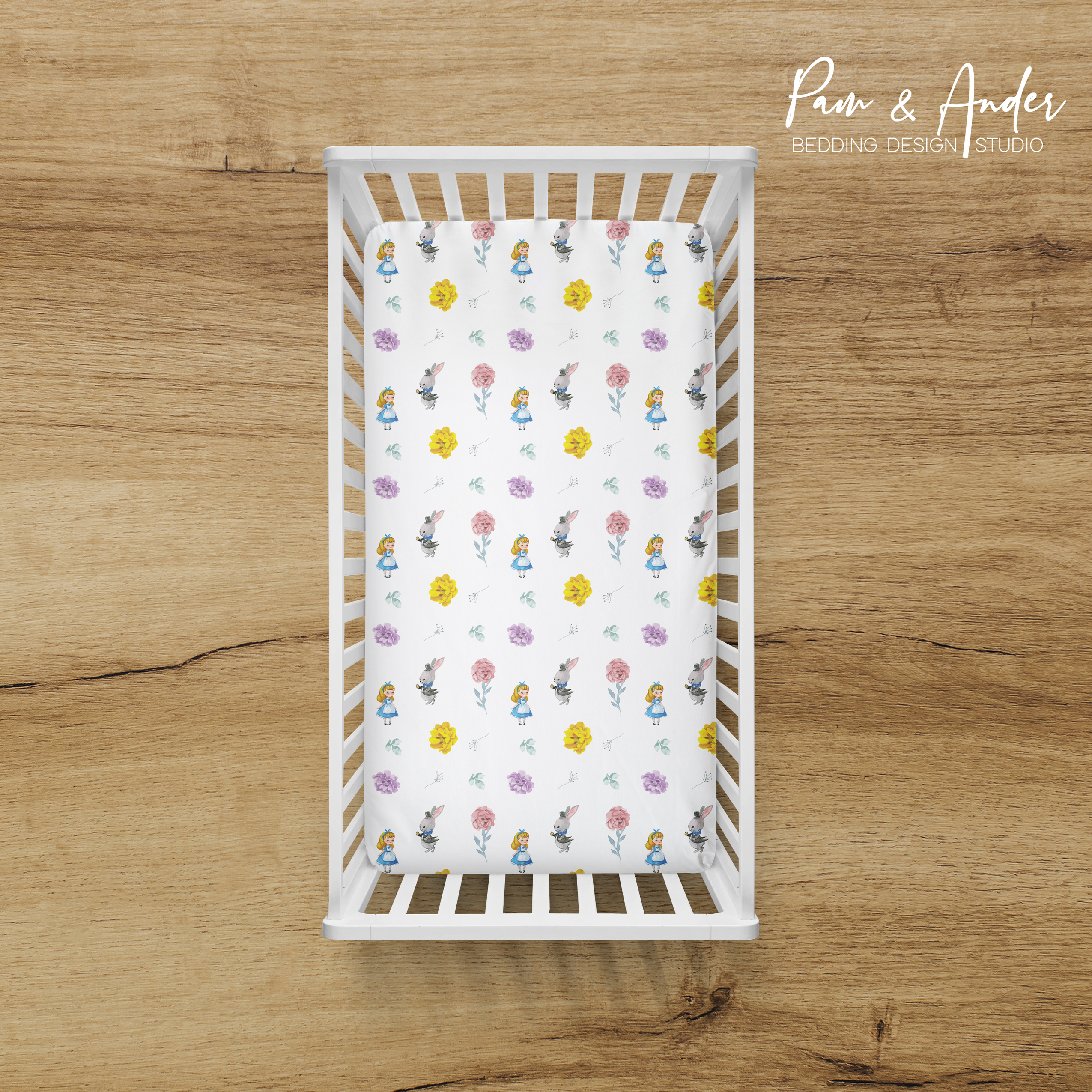 Alice in Wonderland Fitted sheet