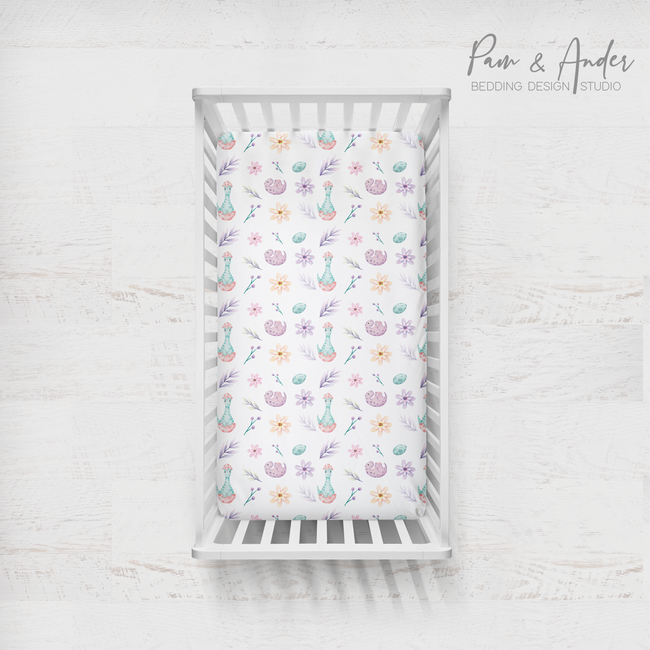 Dinosaur Girl Fitted sheet Main Image