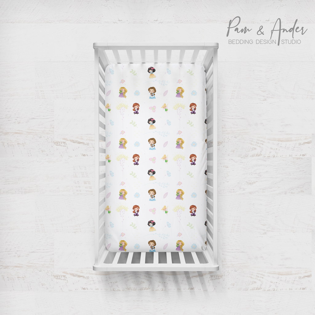 Princesses Pink Fitted sheet