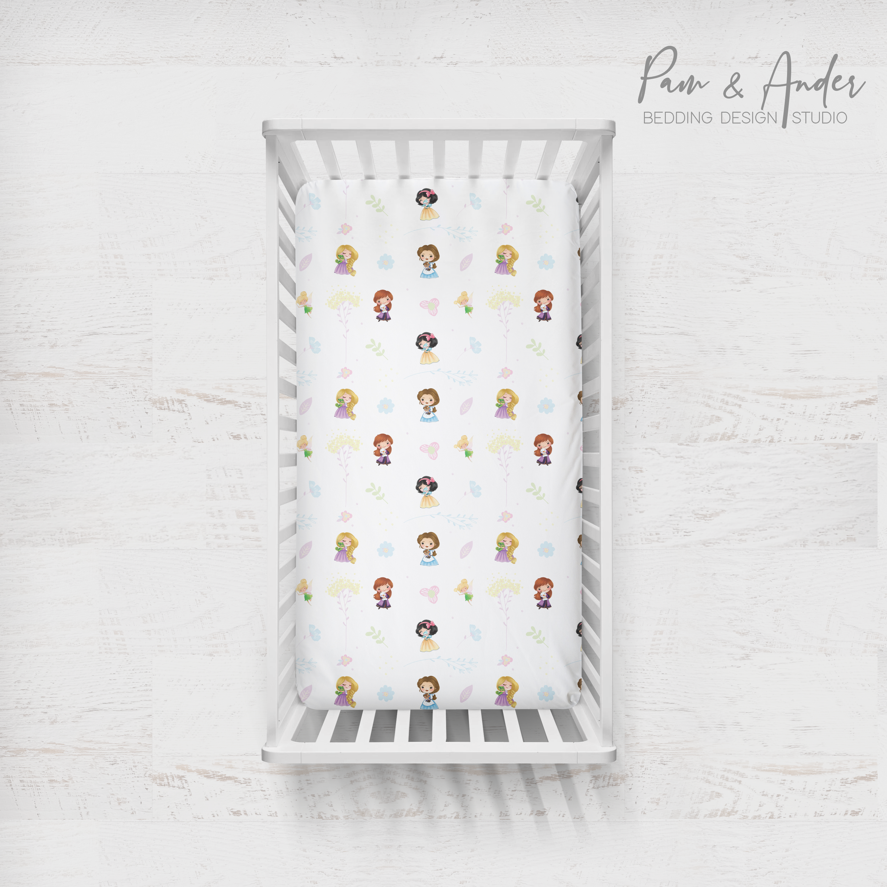 Princesses Pink Fitted sheet