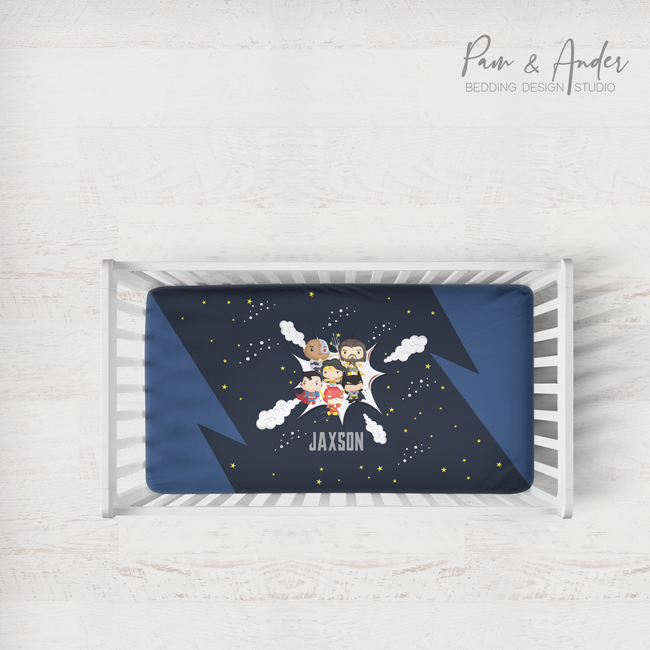 DC Superheroes Fitted sheet Hover Image