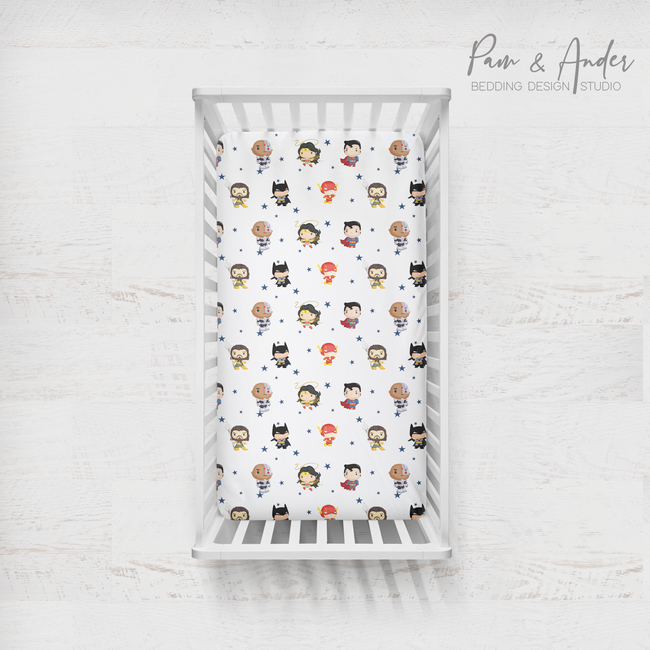 DC Superheroes Fitted sheet Main Image