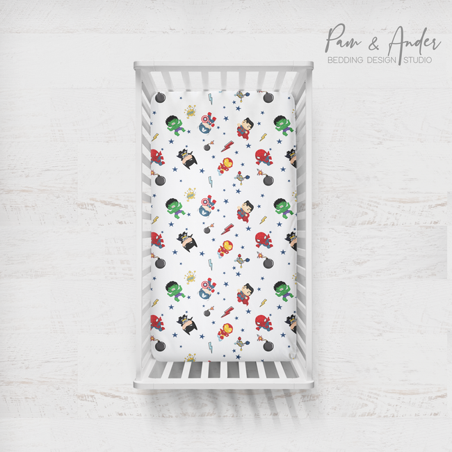 Superheroes Fitted sheet Main Image