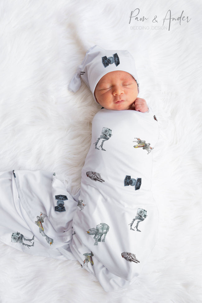 Star Wars Baby Boy Swaddle Set- Ready to ship Hover Image