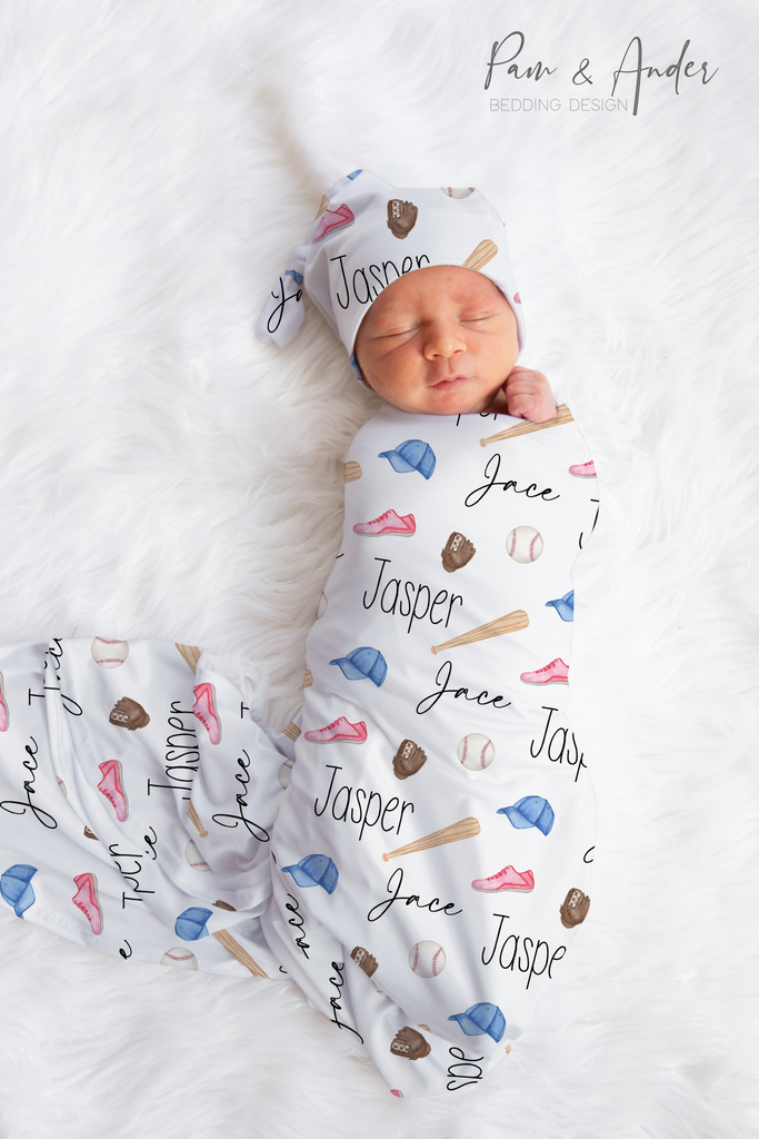Baseball swaddle sales