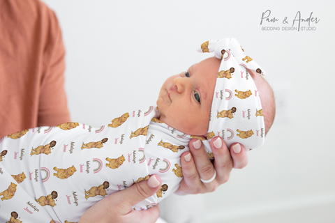 Winnie the Pooh Baby Girl Swaddle Set