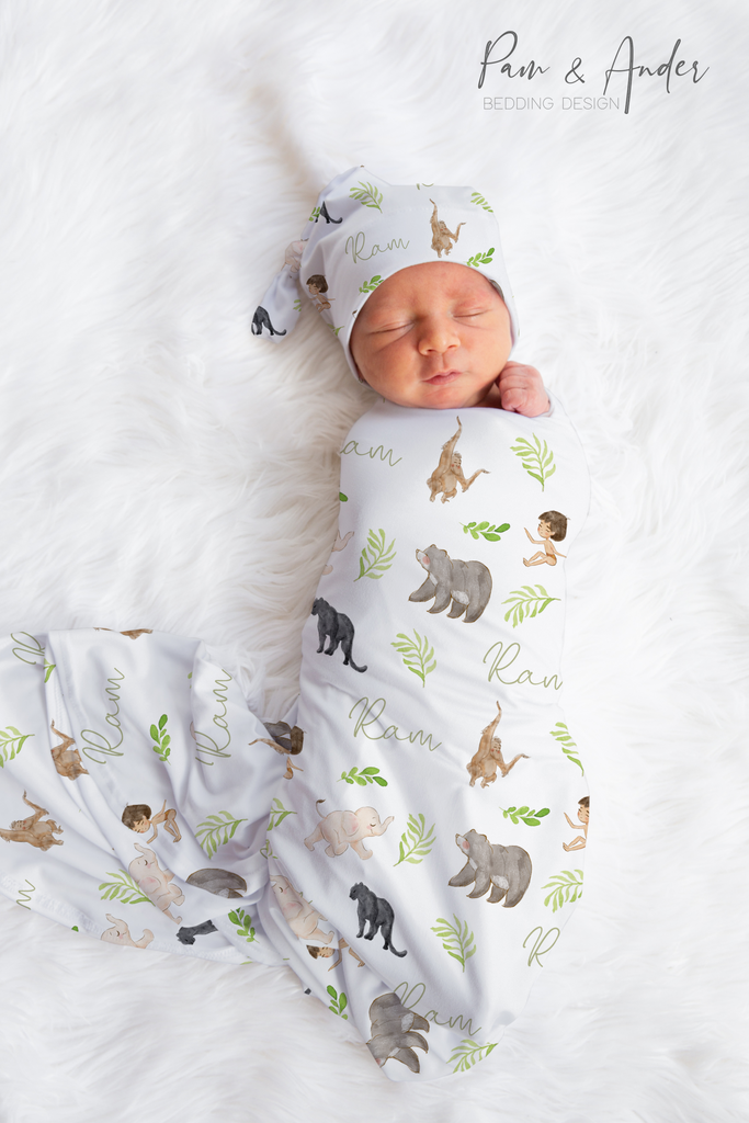 Boy swaddle shop sets