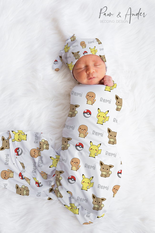 Pokemon Baby Boy Swaddle Set Hover Image