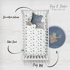 Baby yoda Crib bedding set