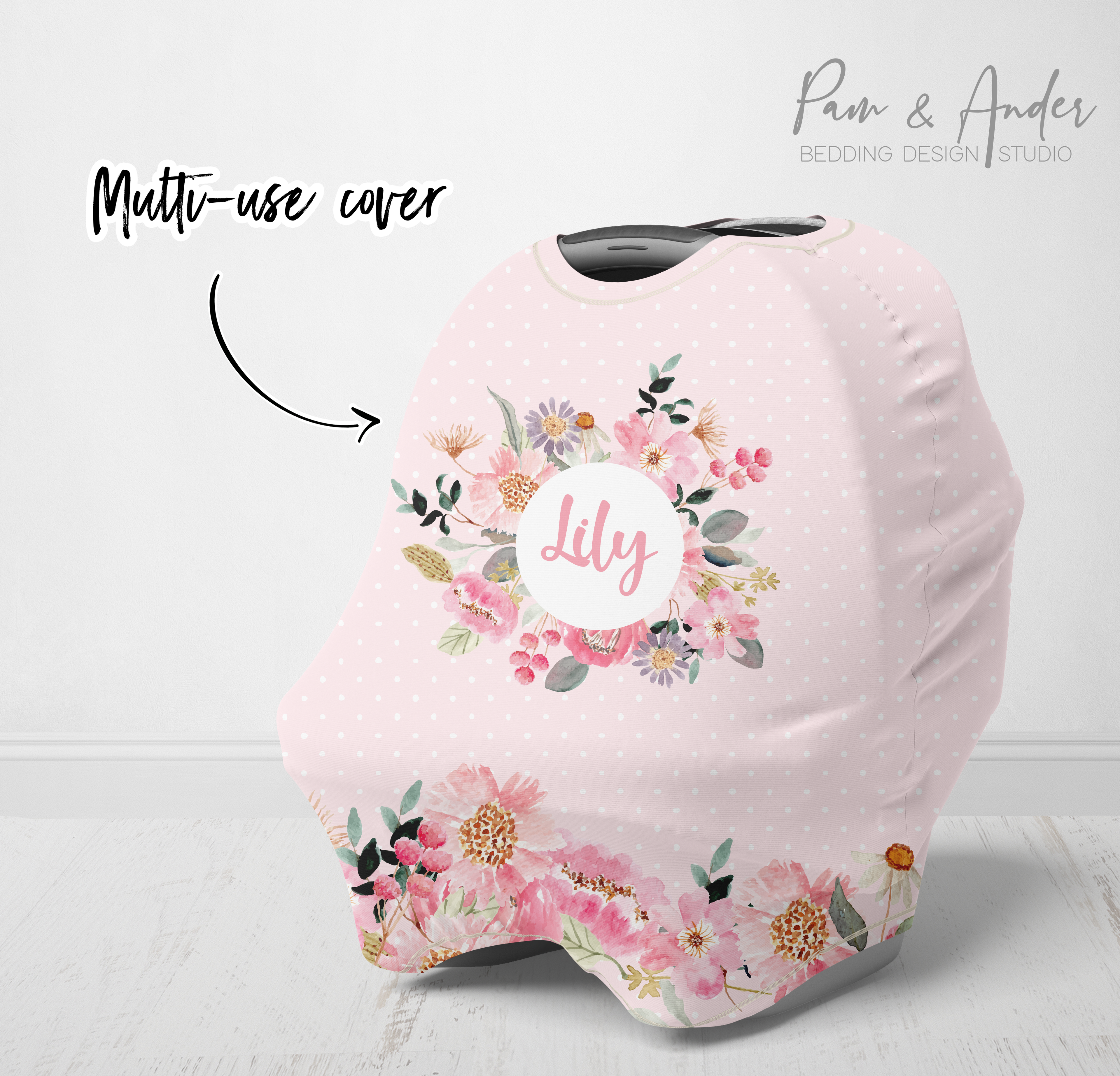 Peony accessories set