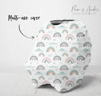 Watercolor Rainbow accessories set