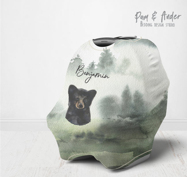 Bear patch multi-use cover Hover Image