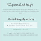 Bear patch bedding set