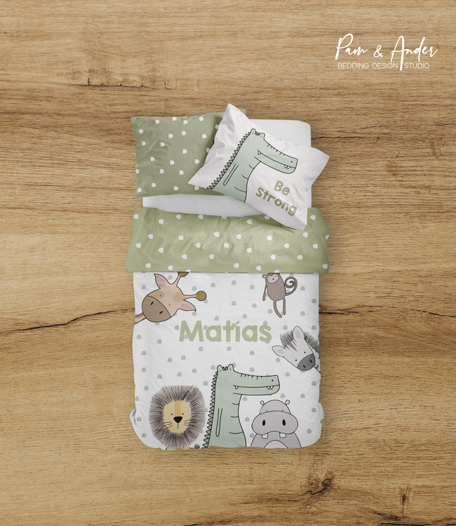 Zoo Animals Bedding set Hover Image