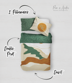 Boho dessert bedding set