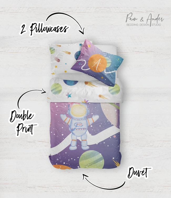 Space Girl Bedding set Main Image