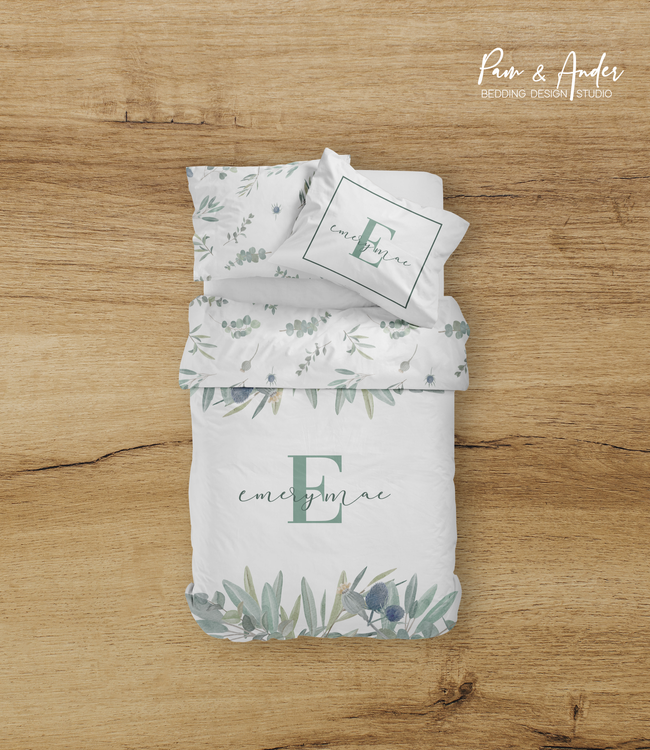 Greenery Emery bedding set Hover Image