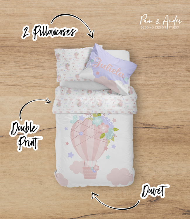 Hot Air Balloon Bedding set Main Image