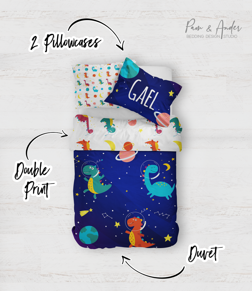 Space Dinosaur Bedding set