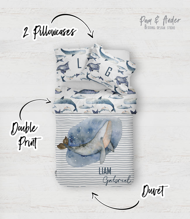 Whale bedding set Main Image