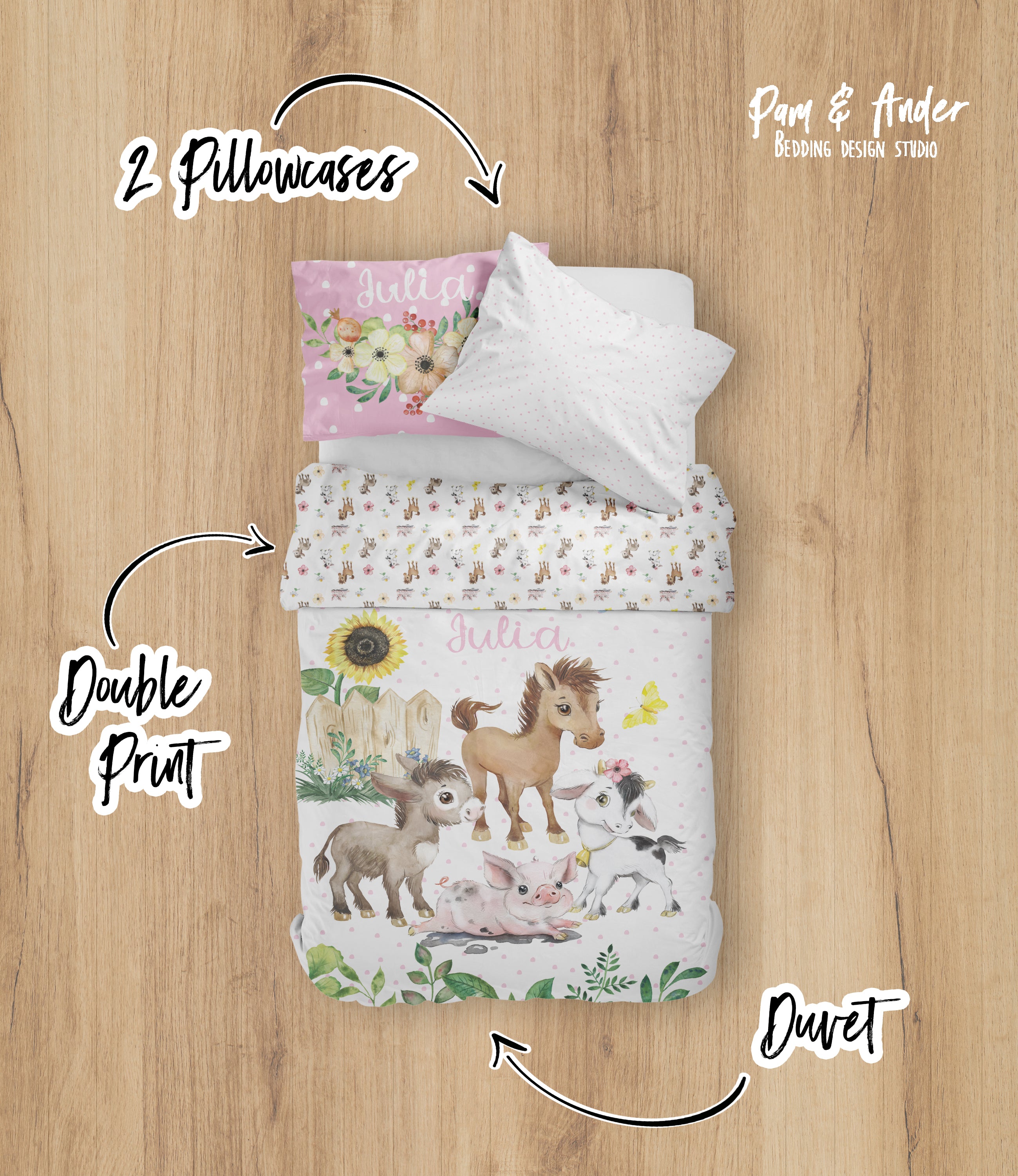 Farm bedding set