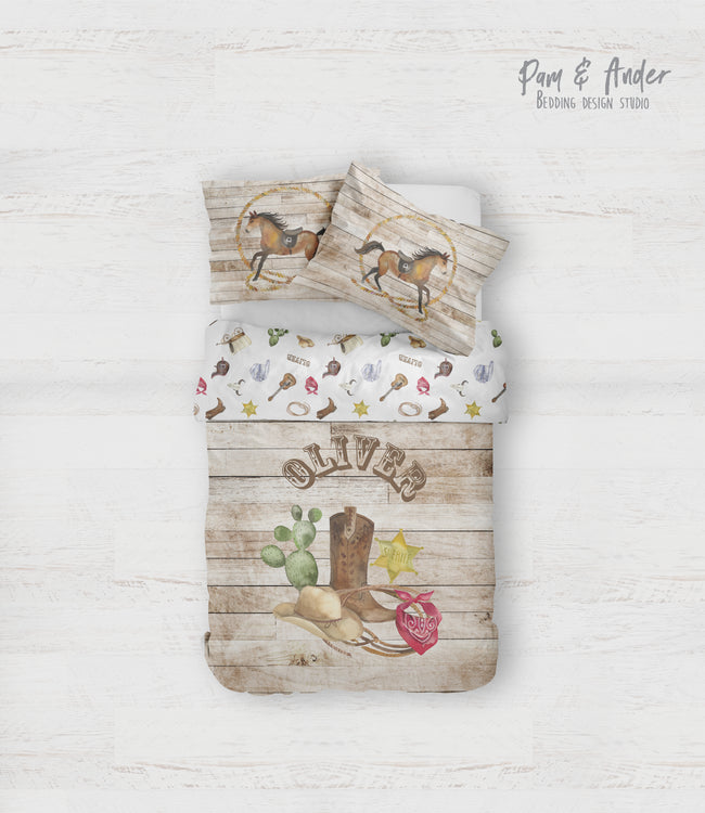 Cowboy bedding set Hover Image