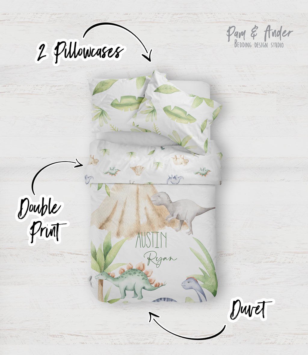 Dinosaur bedding set