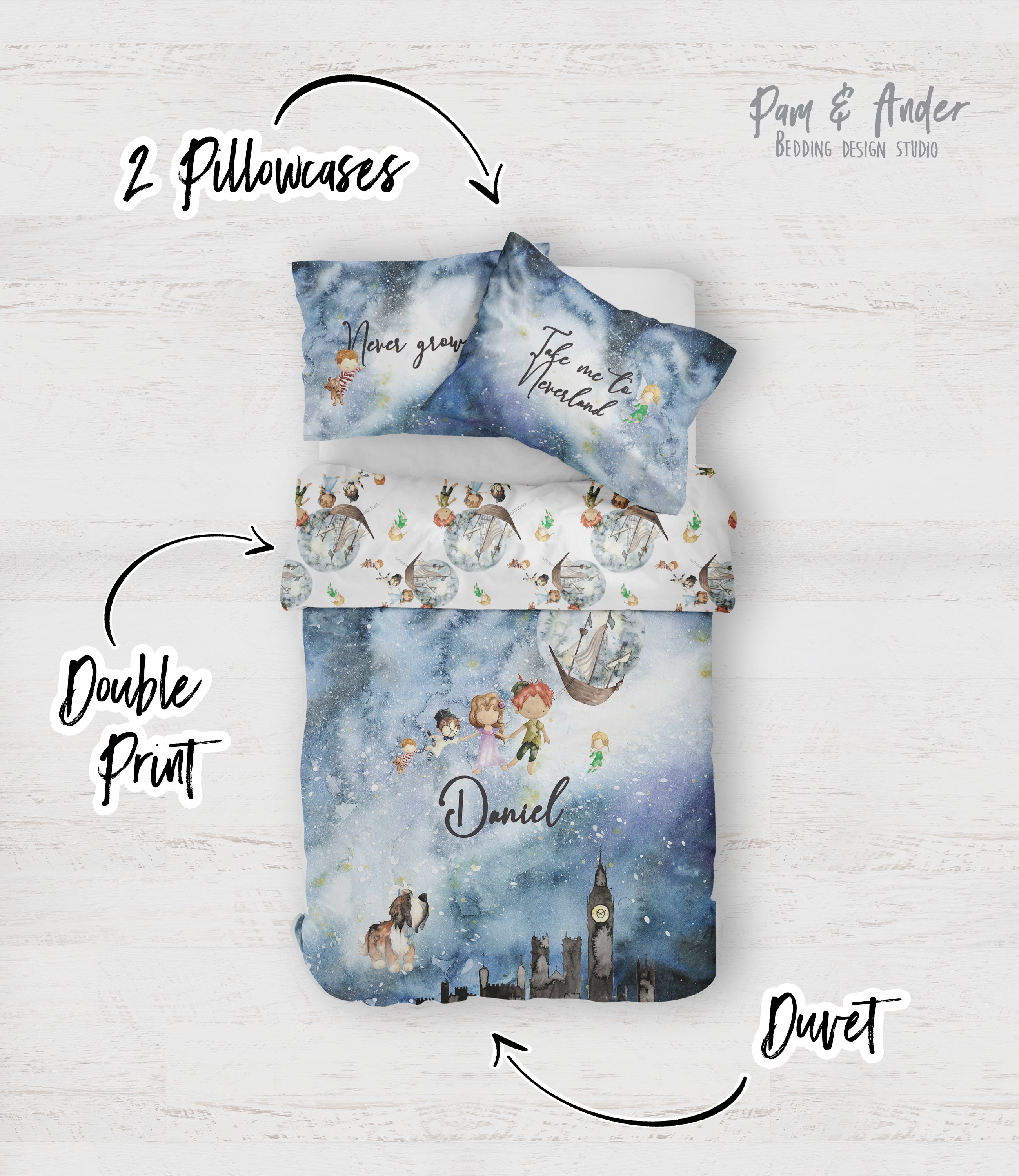 Peter Pan bedding set