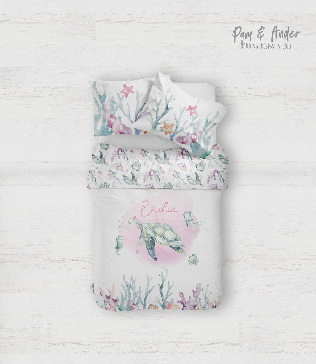Ocean girl bedding set
