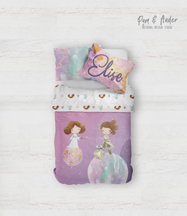 Star Wars girl bedding set Hover Image