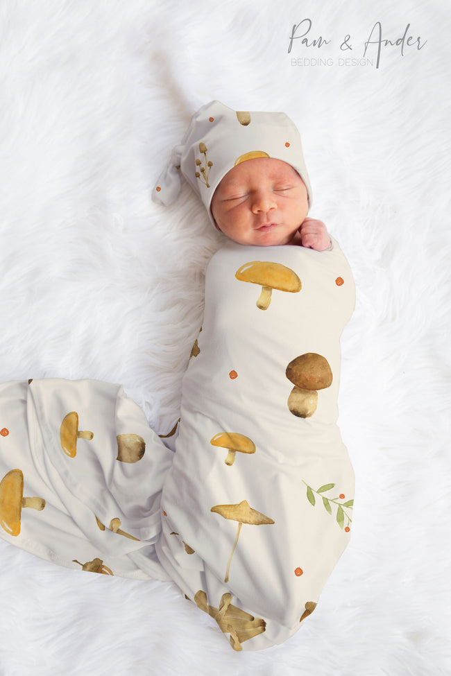 Cottagecore Baby Unisex Swaddle Set Hover Image