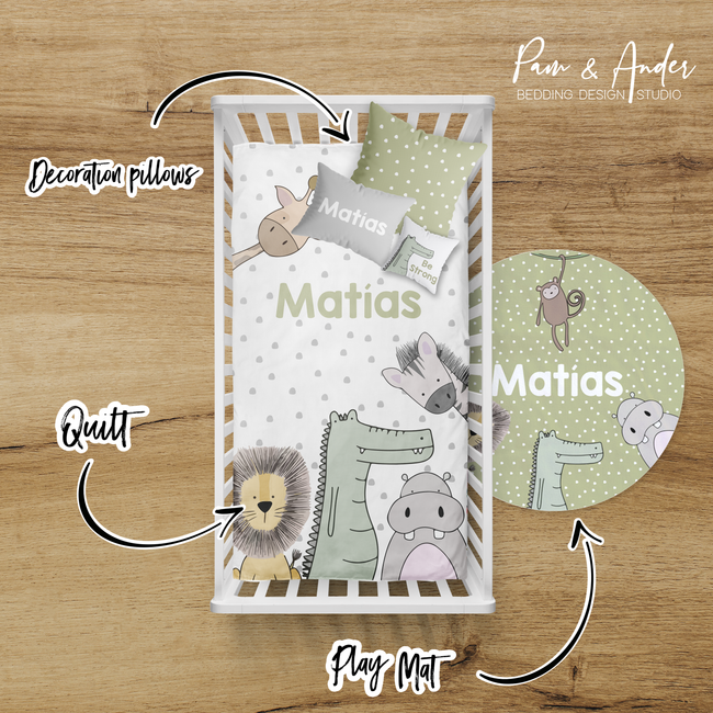 Jungle Animals Crib Build your Bundle Main Image