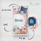 Flower Blue Crib Build your Bundle