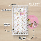 Farm for girl Crib Bedding Set