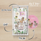 Farm for girl Crib Bedding Set