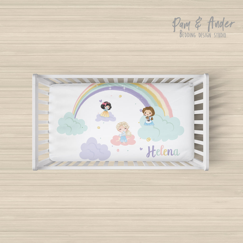 Princesses fitted sheet