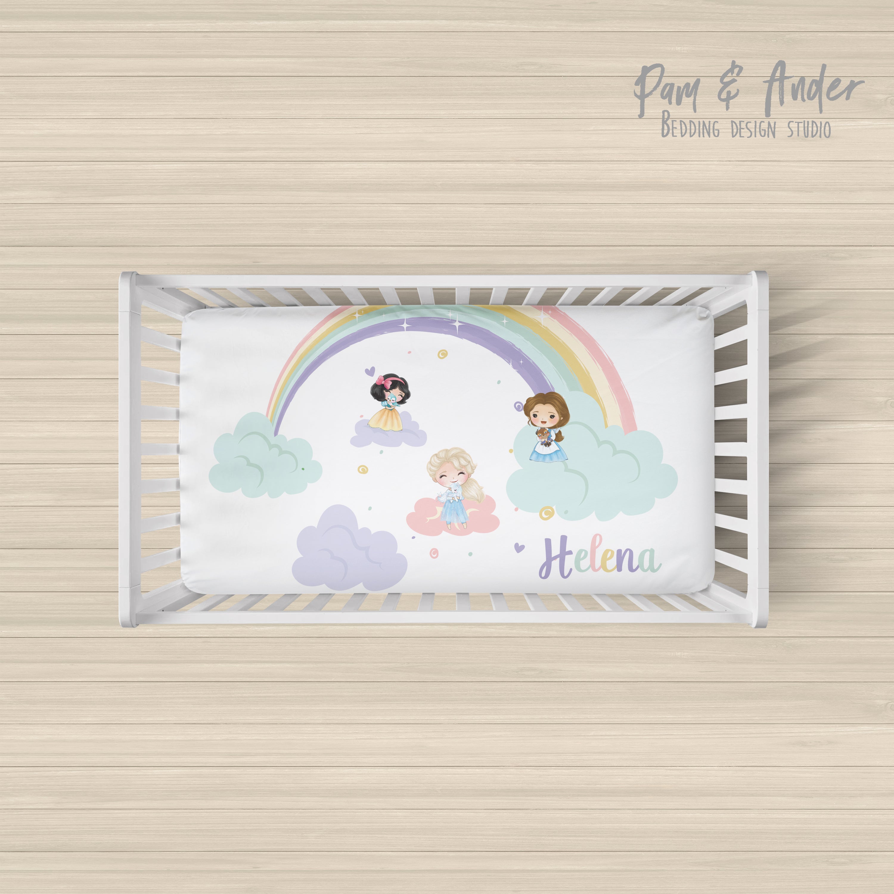 Princesses fitted sheet